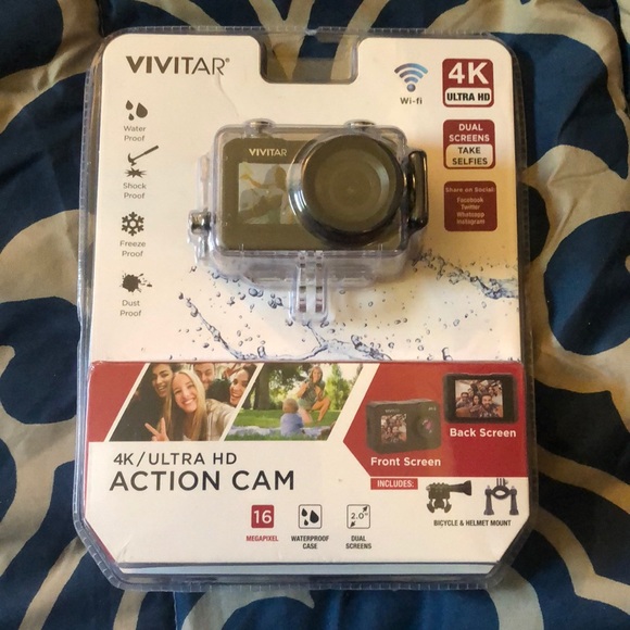 Vivitar 4K ultra HD action cam (go-pro) camera - Picture 1 of 2